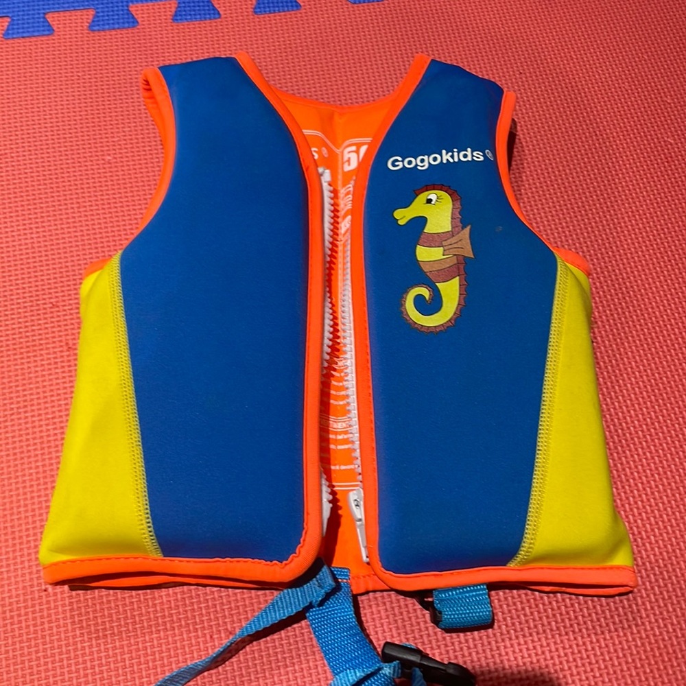 Gogokids Kids Swim Vest Float Jacket - Toddler Float Vest for Boys Girls.